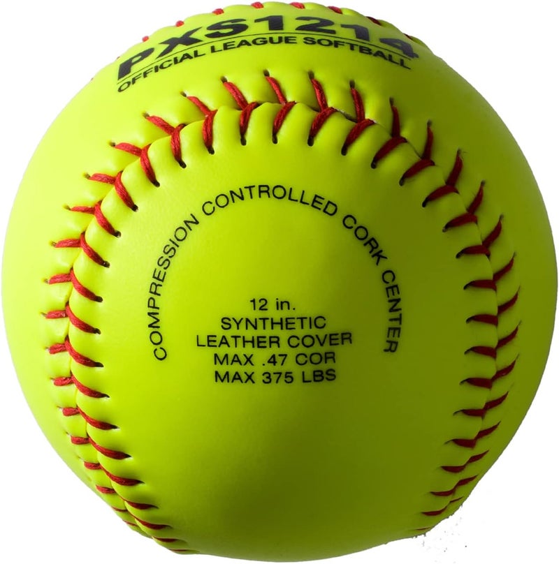 PHINIX Fast-Pitch Softballs Cork Core for Practice, Competitions 11" & 12" Options (COR .47 / Comp.375) - Image 2